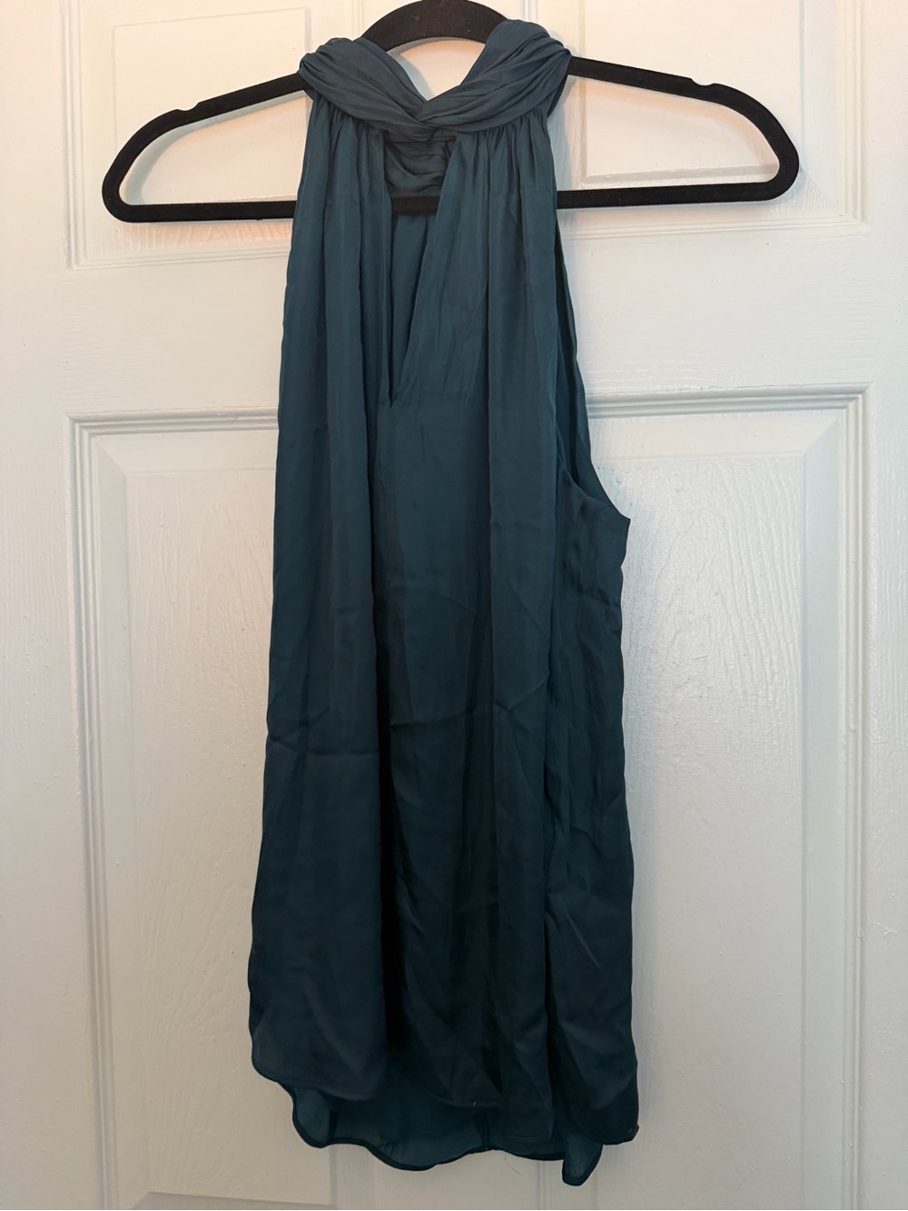 Banana Republic Teal Halter Short Sleeve Top